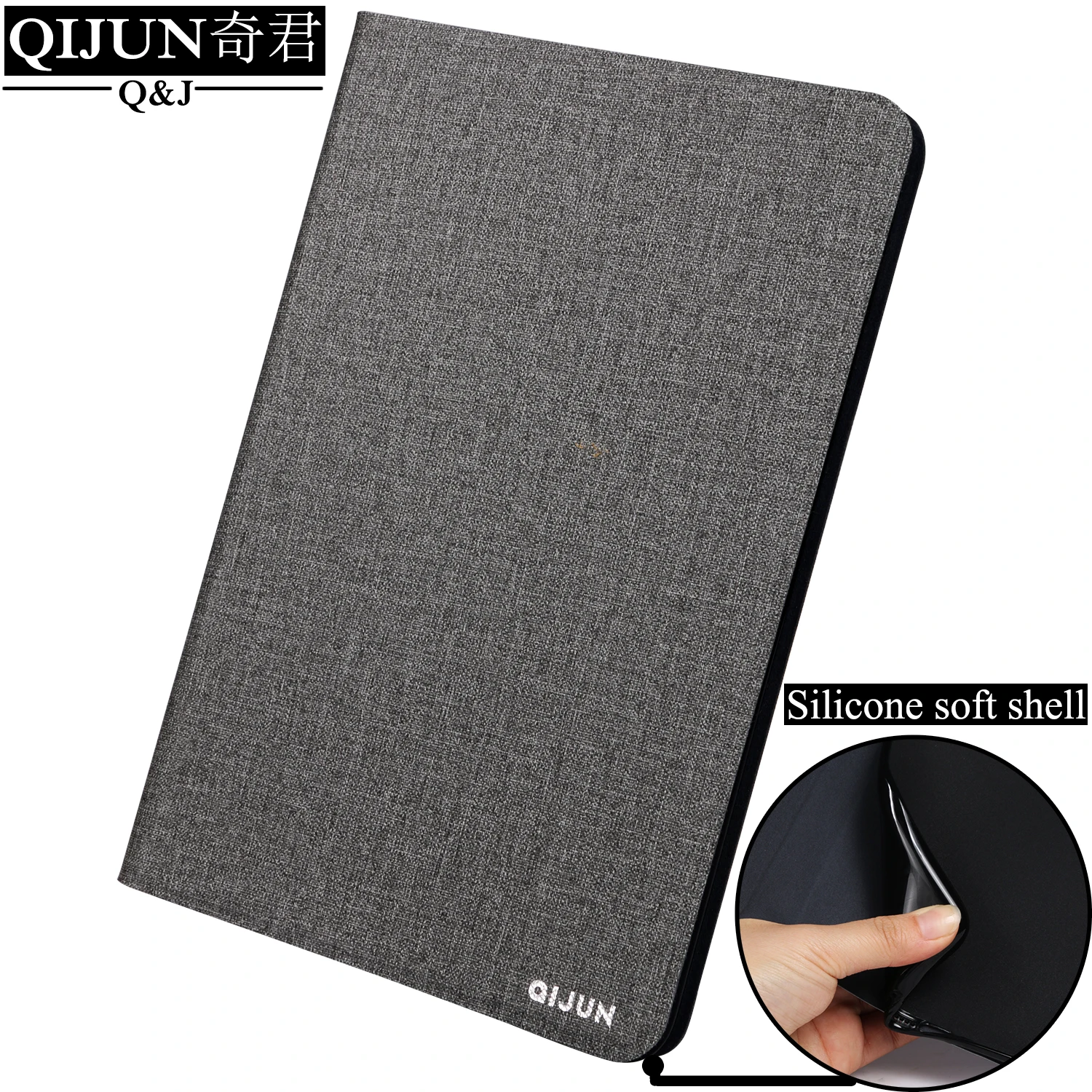 

Qijun Flip Leather case For Xiao Mi pad 7.9-inch fundas Protective Skin thin Stand Cover Soft Shell capa card for Mipad 2014