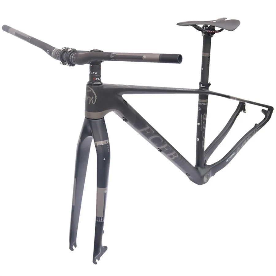 

2017 FCFB mtb frame mtb bike frame carbon mountain carbon frame 29er*15.5" 17/19inch carbon handlebar seatpost stem saddle