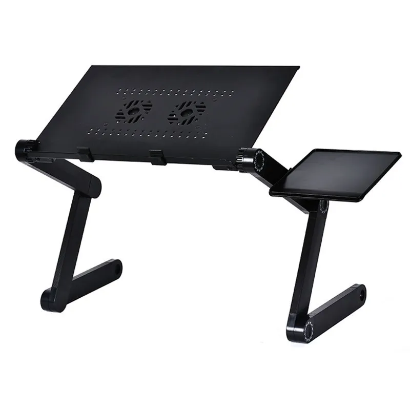 

Laptop Computer Foldable Table Adjustable Bed Adjustable Table Laptop Computer Cold Fan 42*26 Cm Table