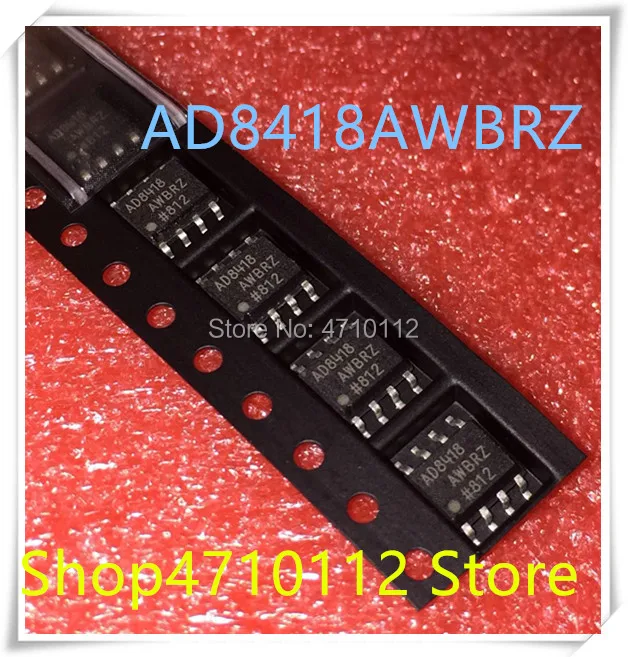 NEW 10PCS LOT AD8418WBRZ AD8418WBR AD8418 AD8418AWBRZ SOP 8 IC