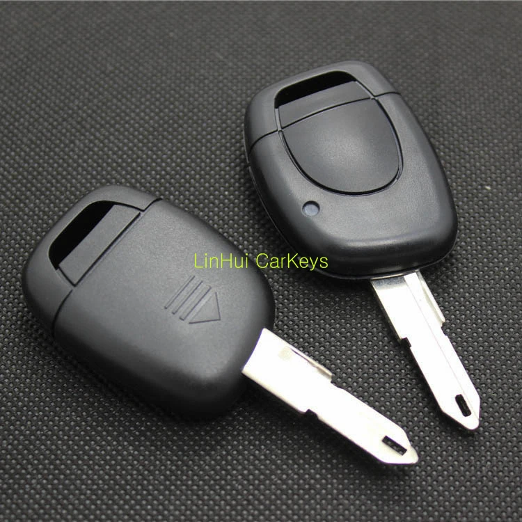 

PINECONE for RENAULT Car Keys 1 Button Uncut Brass Blank Blade Suit for Renault Straight Key ABS Shell 1PC