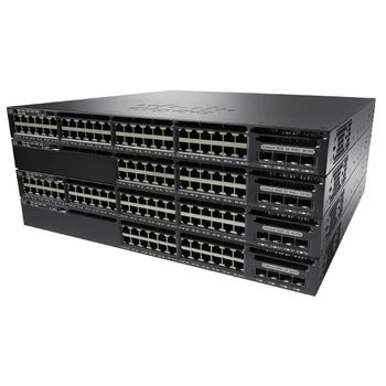 Billige Neue Versiegelt WS-C3650-24PD-S POE Schalter Schicht 3 Ethernet Mit 2x10 GB Uplink IP Base Switches