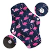 [LECY ECO LIFE] Flamingo printed bamboo charcoal fleece inner lady cloth menstrual pads,Reusable waterproof Mummy pads for Women ► Photo 3/6