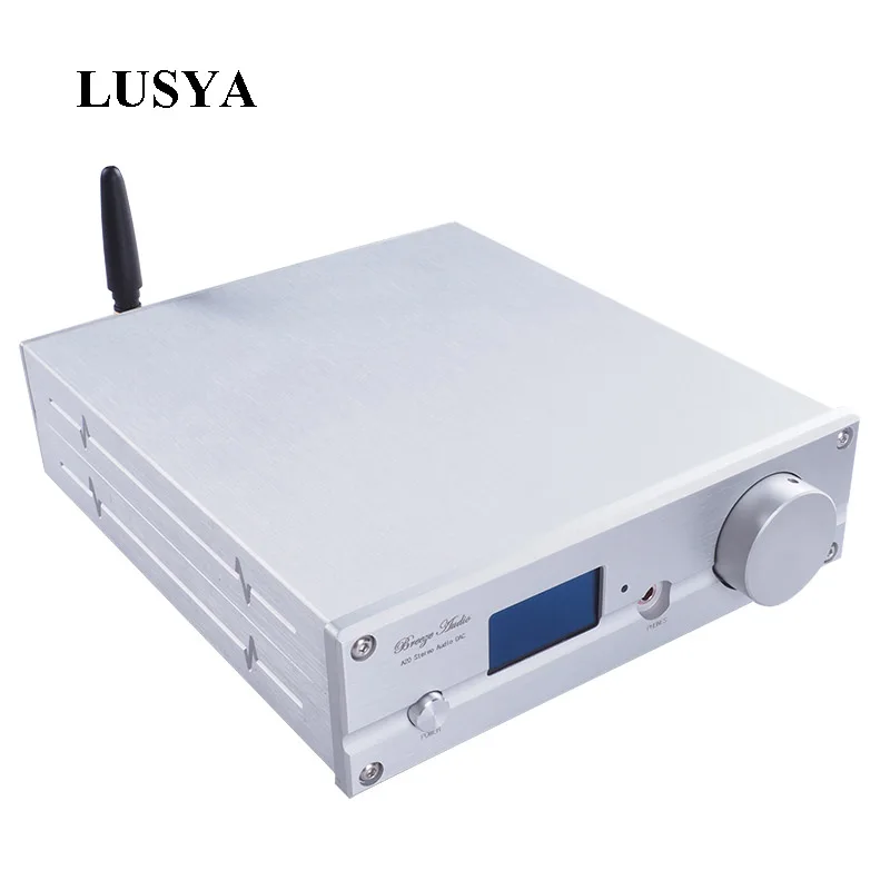 Lusya ES9038Q2M ЦАП CSR8675 Bluetooth 5,0 APTX HD XMOS-208 USB аудио декодер Стерео DSD512 с разъемом для наушников T0273