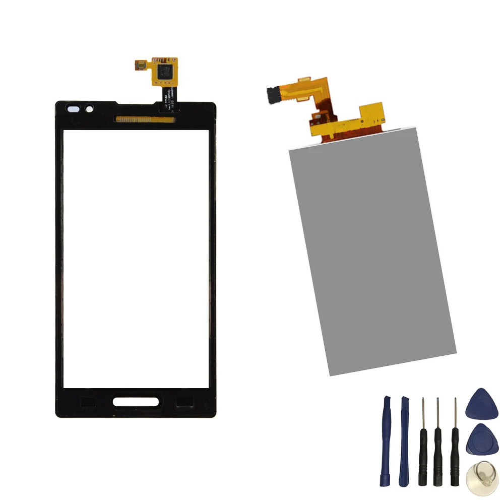 Для LG Optimus L9 P760 P765 P768 черный/белый сенсорный экран панель дигитайзер + ЖК дисплей