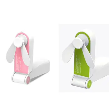 

2pcs lovers Usb hand held Fold Fans Electric Portable Hold Small Fans Household Electrical Appliances Electric personal fan