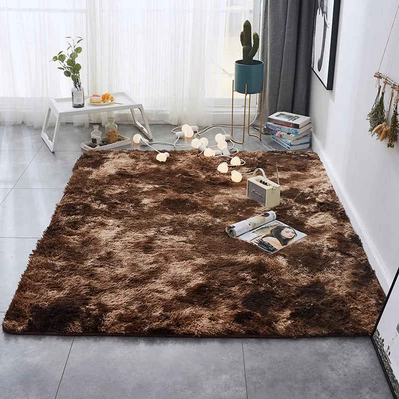 Современные Геометрические чистые цветные ковры для гостиной спальни ковер на диван кофе украшение домашнего стола Противоскользящие коврики