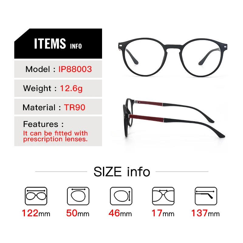 Ceny TR90 okrągłe okulary na receptę mężczyźni w stylu Vintage Retro jasne optyczne komputer krótkowzroczność okulary korekcyjne #88003