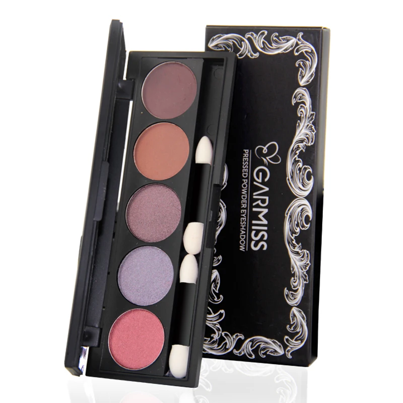 

3 Style 5Color Glitter Eyeshadow Palette Pressed Shimmer Matte Eye Shadow MakeUp LongLasting Eye Palette Hua For Beauty Cosmetic
