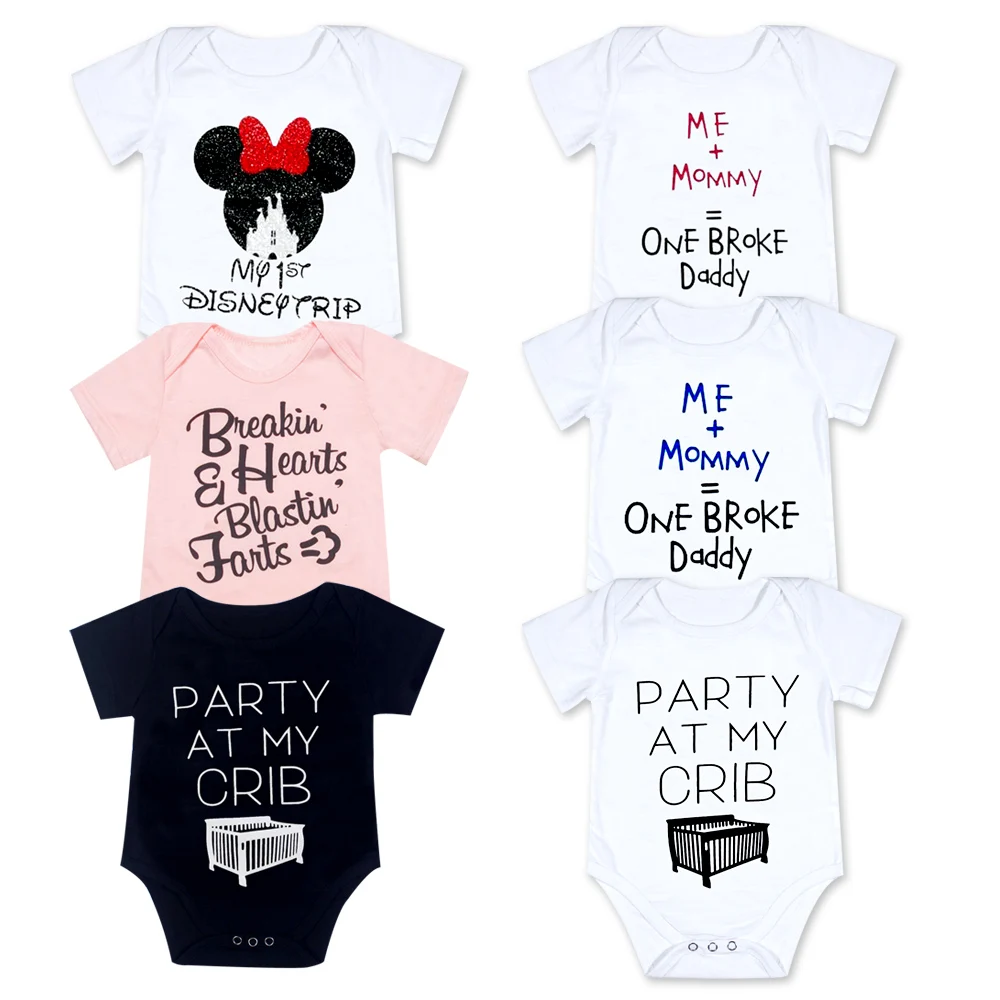 Newborn Baby Bodysuit Tiny Cottons Summer Short Sleeve White Black Baby Boy Girl Clothes Funny Daddy With Me Baby Onesie 0-18M Newborn Baby Bodysuit Tiny Cottons Summer Short Sleeve White Black Baby Boy Girl Clothes Funny Daddy With Me Baby Onesie 0-18M