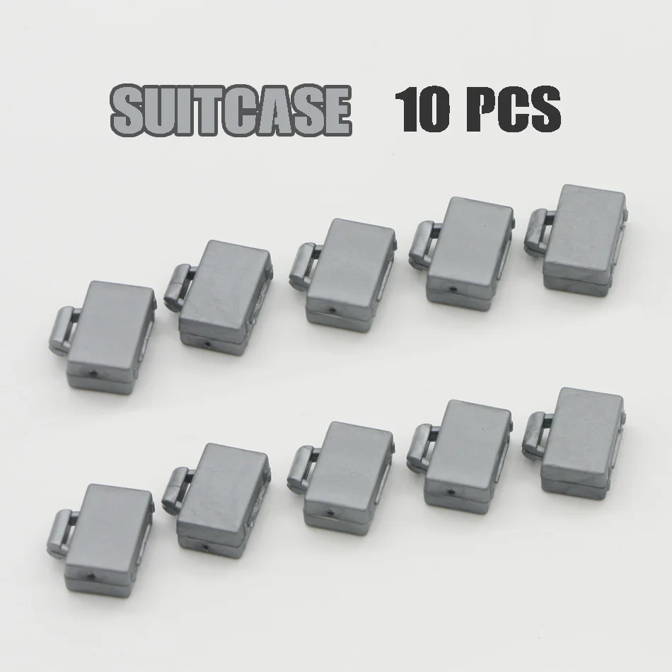 silver suitcase