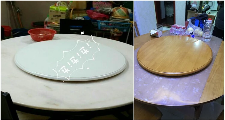 wood lazy susan dining table turntable lazy susan solid_0008