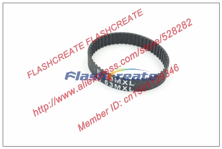 

10pcs B53 MXL Timing Belt Teeth 53 Width 6.35mm Length 107.696mm=42.4" B53MXL Rubber Closed-Loop Synchronous Belt Fit MXL Pulley