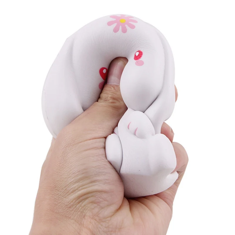 Best  Jumbo Rabbit Squishy Cute Simulation Squishies Cream Scented Slow Rising Creative Soft Squeeze Stre