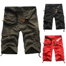 Мужские короткие летние новые европейские и американские с несколькими карманами повседневные клетчатые с пятью точками короткие masculino Компрессионные шорты