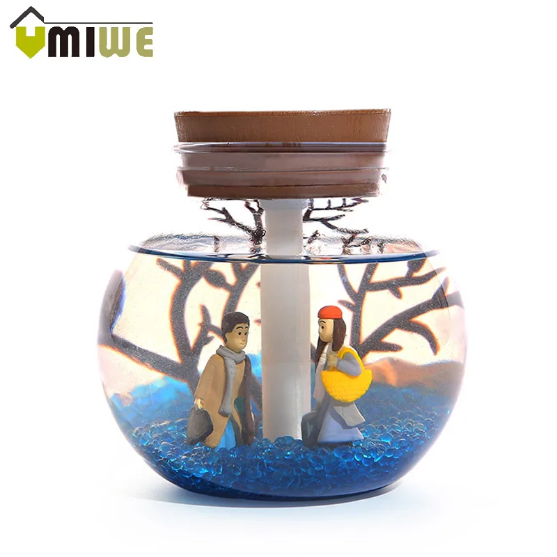 

Portable Micro Landscape USB Ultrasonic Air Humidifier Colorful LED Night Light Essential Oil Diffuser Cool Mist Humidifier Gift