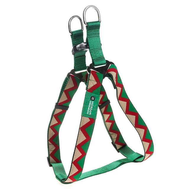 Rainbow Classical Dog Harness Adjustable Nylon Safety Large Pet Dogs