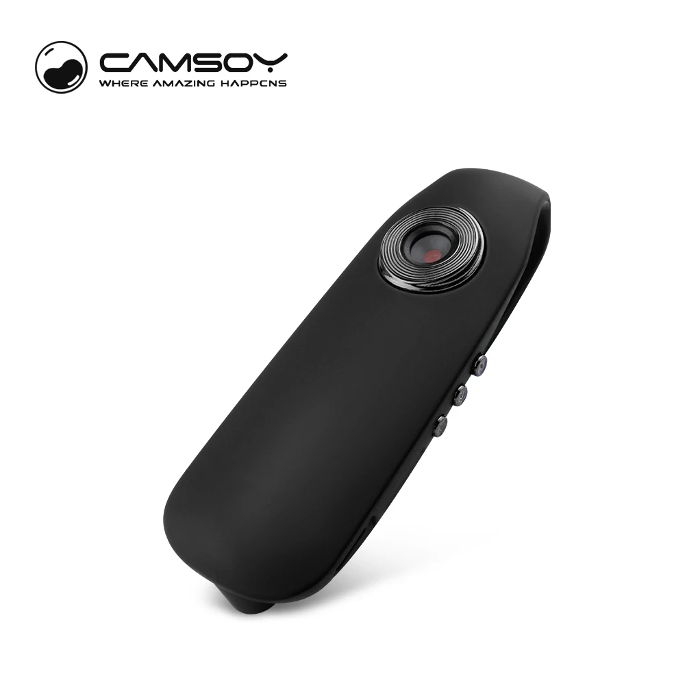 

Camsoy 07 Wearable Mini Camera With black Color Full HD 1080P DVR Sound And Video Recording With Mic Wearable Camera