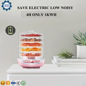 

RB brand home use food dryer small fruit vegetable food dehydrator mini fruit drying machine with 5 trays for sale