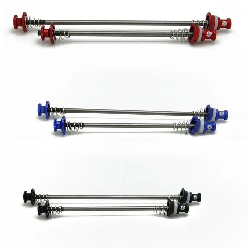 

35g Light Titanium Ti axle CNC bicycle Quick Release Road Mountain Bike Cycling Wheel Hub Skewers Set quick-release skewer lever