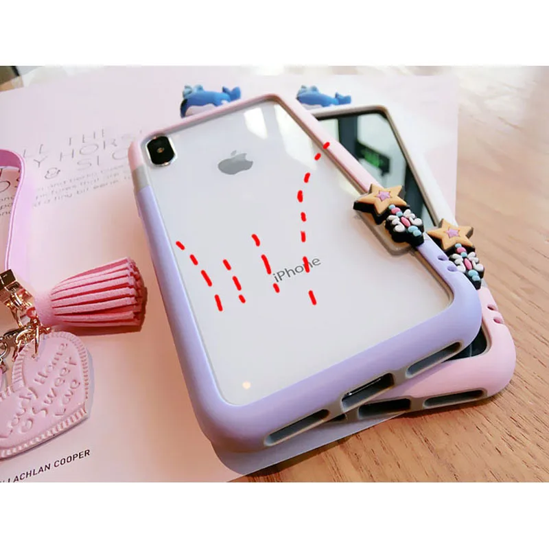 Ультра мягкий милый китовый силиконовый бампер для телефона с ремешком на запястье для iPhone 7 plus 8 plus 6 6s 6 plus животное противоударный чехол с рамкой