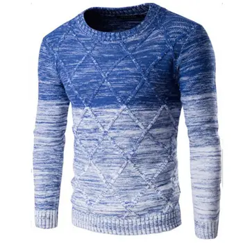 

man Casual Sweater 2017 Men's Fashion Men Pullover Brand Winter Warm Knitting Long Sleeve Knitwear Mens Sweaters Slim Clothes