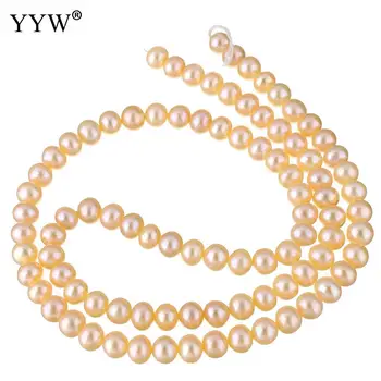 

Cultured Potato Freshwater Pearl Beads natural pink 4-5mm Approx 0.8mm