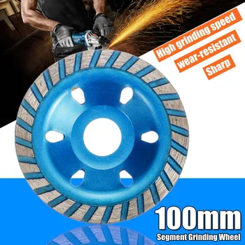 

4 Inch 100mm Diamond Grinding Wheel Disc Bowl Shape Grinding Cup Concrete Granite Stone Ceramics Tools