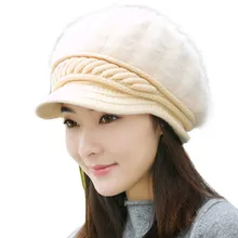 Inverno Quente Beret Trançado Baggy Crochet Beanie Hat cap Ski osso chapéu Gorro de inverno chapéus para mulheres chapéus de inverno para as mulheres picar