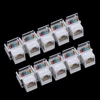 Módulo de red CAT5E UTP libre de herramientas, conector RJ45, salida de información, adaptador de cable de PC, conector Keystone para AMP, 10 Uds. ► Foto 1/6
