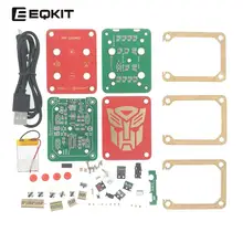 EQKIT FM стерео радио Комплект Электронный DIY Люкс FM 76-108 МГц радио комплект портативный радио