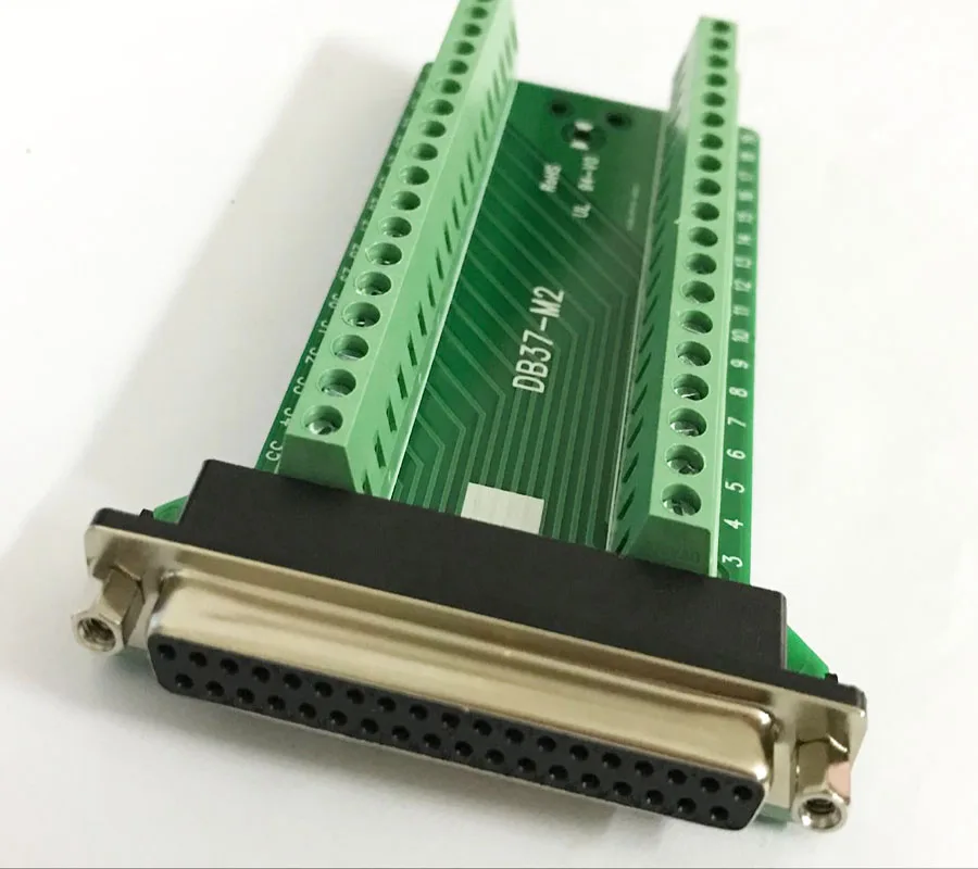 5 шт./лот 37 Контактов женский мужской DB37 D-SUB DB-37 адаптер терминал PCB Breakout доска ROHS 2