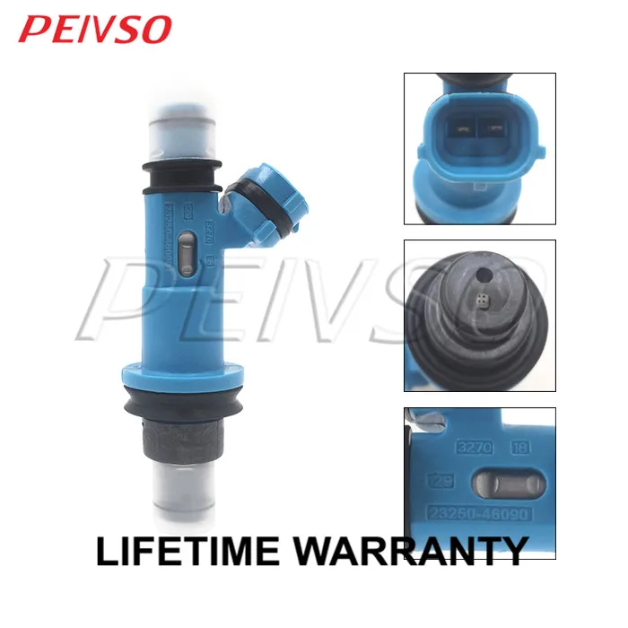 PEIVSO 23250 46090 23209 топливный инжектор для TOYOTA и LEXUS выше/IS200/GS300 / SC300 3.0L 2JZ GE|Топливный