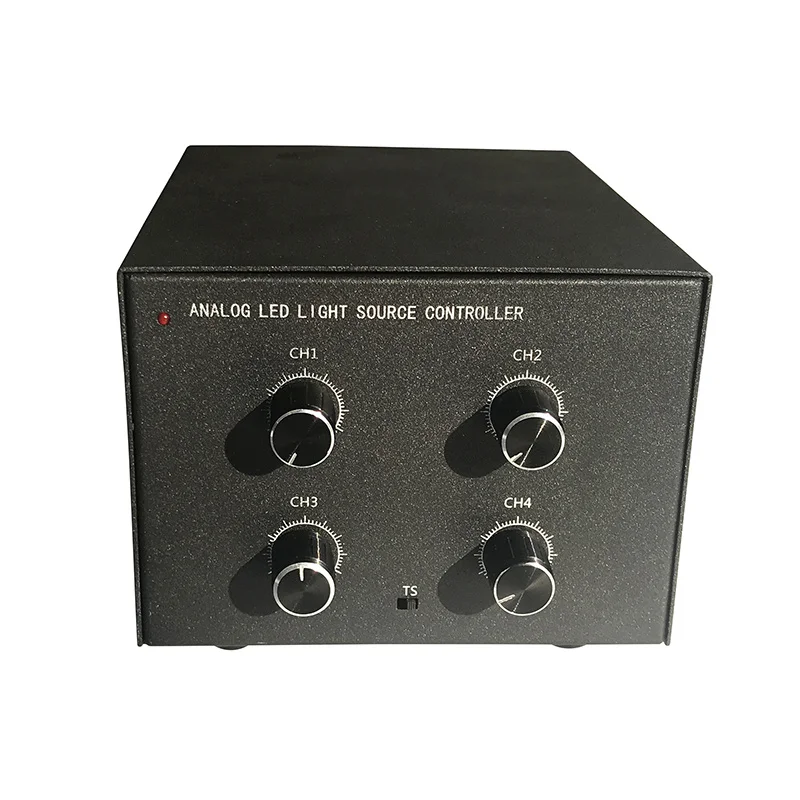 Машинного зрения светодиодный светильник источник контроллер 4-х канальный Регулируемый Яркость 3PIN-2 промышленный интерфейс DC24V