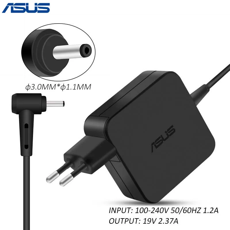 

19V 2.37A 45W DC 3.0*1.1mm AC Power Charger For Asus UX21 UX31 C200 Series power adapter For Asus Laptop