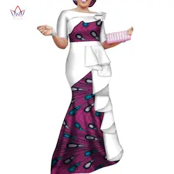 Vestidos африканские платья для женщин 2019 Дашики элегантное праздничное платье Большие размеры Srapless традиционные африканские одежда WY4152