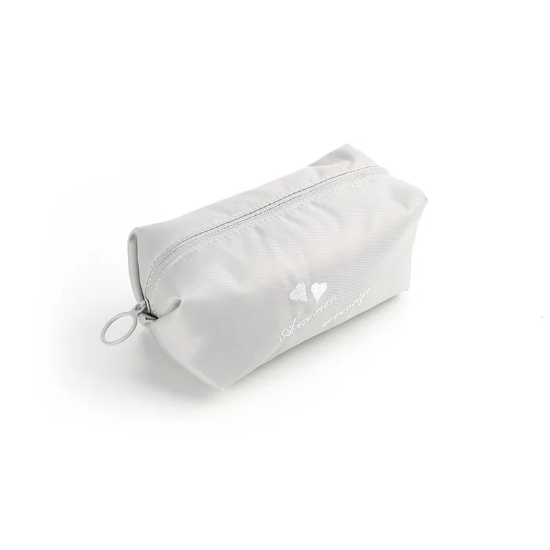 Простой путешествовать Make up Bag косметичка женский корейский труба сумочка сумки