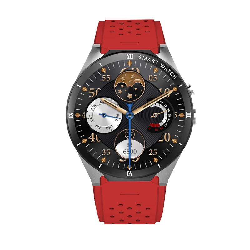 

Smartwatch 3G Kingwear KW88 Pro MTK6580 HeartRate Bluetooth WiFi GPS Smart Watch 2.0MP Camera for Samsung gear s3 huawei watch 2