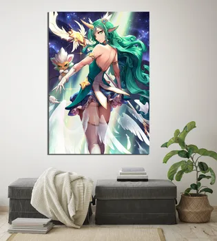 

Canvas Prints Painting Wall Art Poster 1 Pcs League Of Legends Sexy Anime Girl Modern For Living Room Home Decor Modular Picture