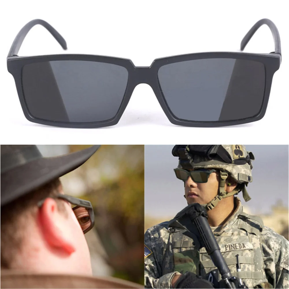 

See Behind Spy Sunglasses Novelty Shades with Mirror on Side Ends Funny Costume Glasses Accessories for Adult