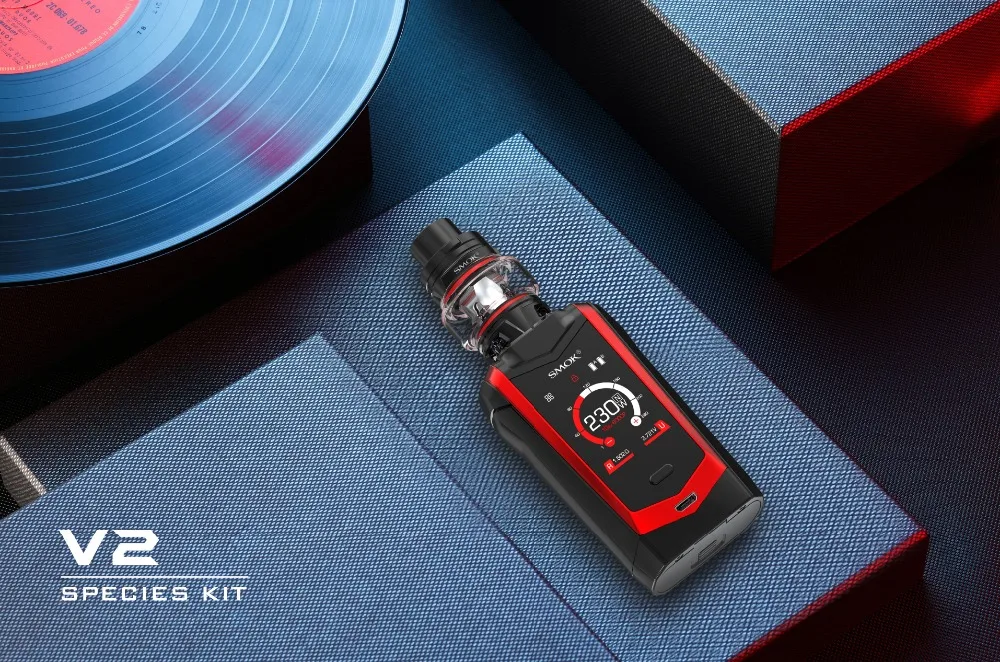 Vape SMOK SPECIES Kit Vaporizador 230WBox Mod With TFV8 BABY V2 Tank Cigarro Eletronico Vaporizador VS Alien S8088