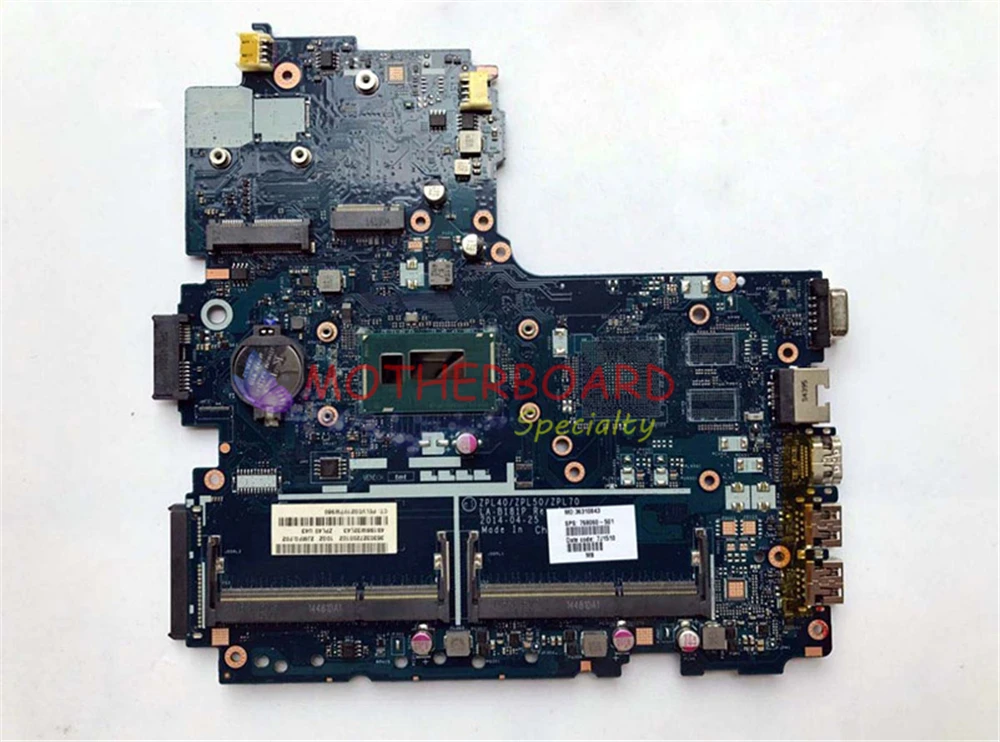 Vieruodis для HP Probook 450 G2 материнская плата ноутбука с I7-4510U CPU DDR3L LA-B181P 768060-001 768060-501 |