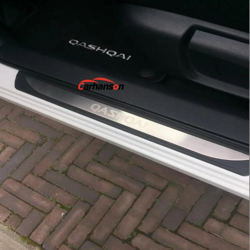 Аксессуары для Nissan Qashqai J11 2015 2017 2019 стальная пластиковая накладка порога защитная