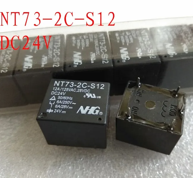 Новое реле 24V NT73-2C-12-DC24V NT73-2C-S12 DC24V NT732C12 NT73-2C-S12-24VDC 24VDC 6A 250VAC 5PIN | Обустройство дома