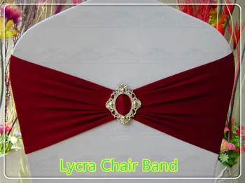 

1/2---With JiuJiang Buckle Spandex/Lycra/Expand Chair Bands/Chair cover sash For Wedding Party Banquet Decorations