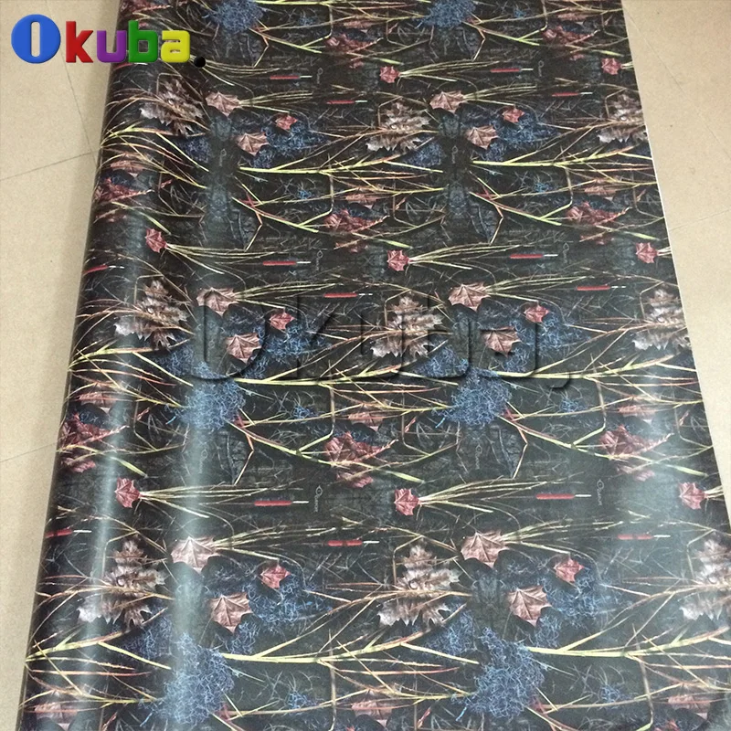 Mossy Oak Camo Vinyl Wrap Roll for Truck Jeep SUV Graphics Real Leaf Tree Camouflage Vinyl Film