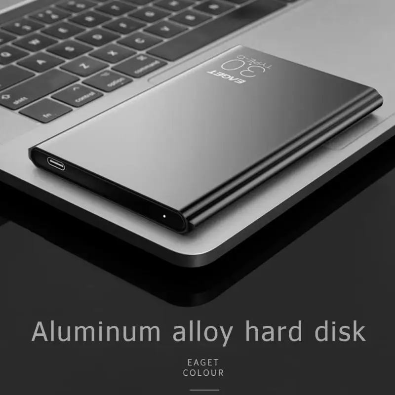 

EAGET G70 External Hard Drives 1TB Type C 3.0 Hard Disk Laptops Desktop Ultra-thin USB C Mobile HDD for WIN2000 WIN7/8/10/Mac9.1