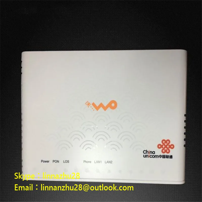 ZTE ZXHN F607 GPON ONU с логотипом unicom 2 порта ethernet и 1 голосовой горшок двойной протокол H.248