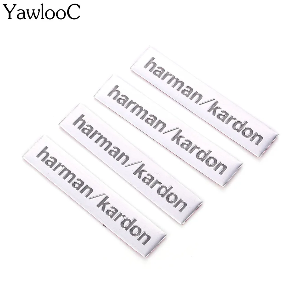 3D Harman/Kardon Hi Fi стерео динамик алюминиевая эмблема наклейка автомобиль аксессуары