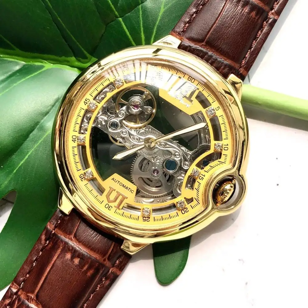 رجال كبار الساعات العلامة التجارية المدرج الفاخرة الأوروبية تصميم التلقائي الميكانيكية ووتش A06294 رجال كبار الساعات العلامة التجارية المدرج الفاخرة الأوروبية تصميم التلقائي الميكانيكية ووتش A06294